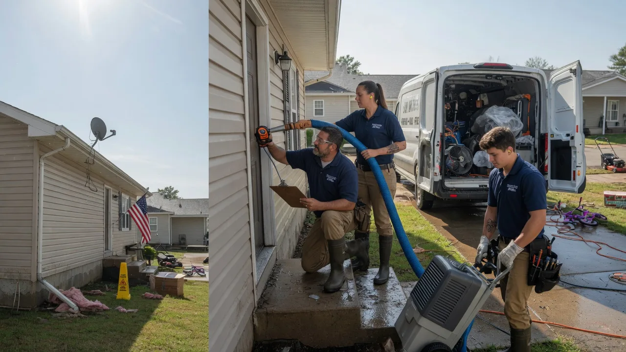 Ceiling Water Damage Restoration in Blue Grass, IA near me